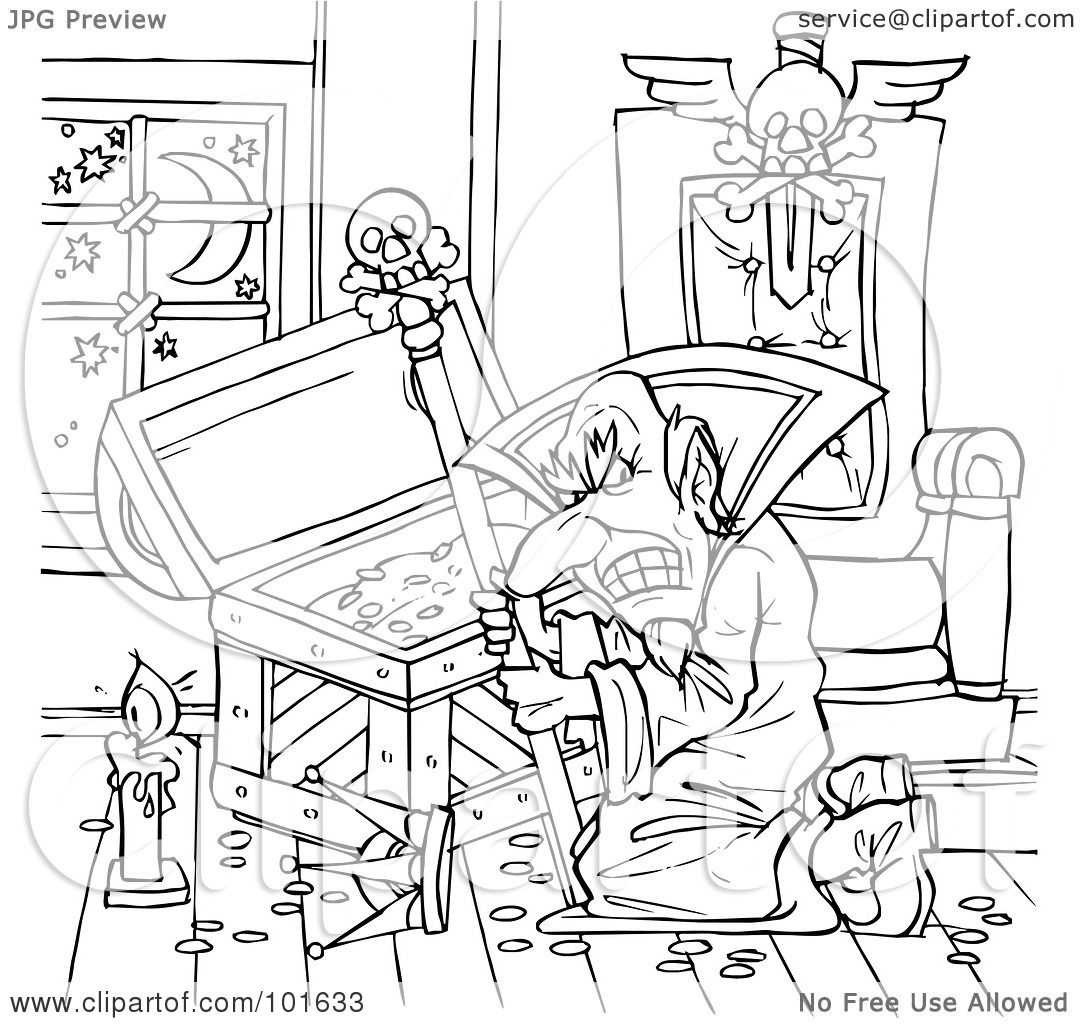 1080x1024 Royalty Free (Rf) Clipart Illustration Of A Coloring Page Outline
