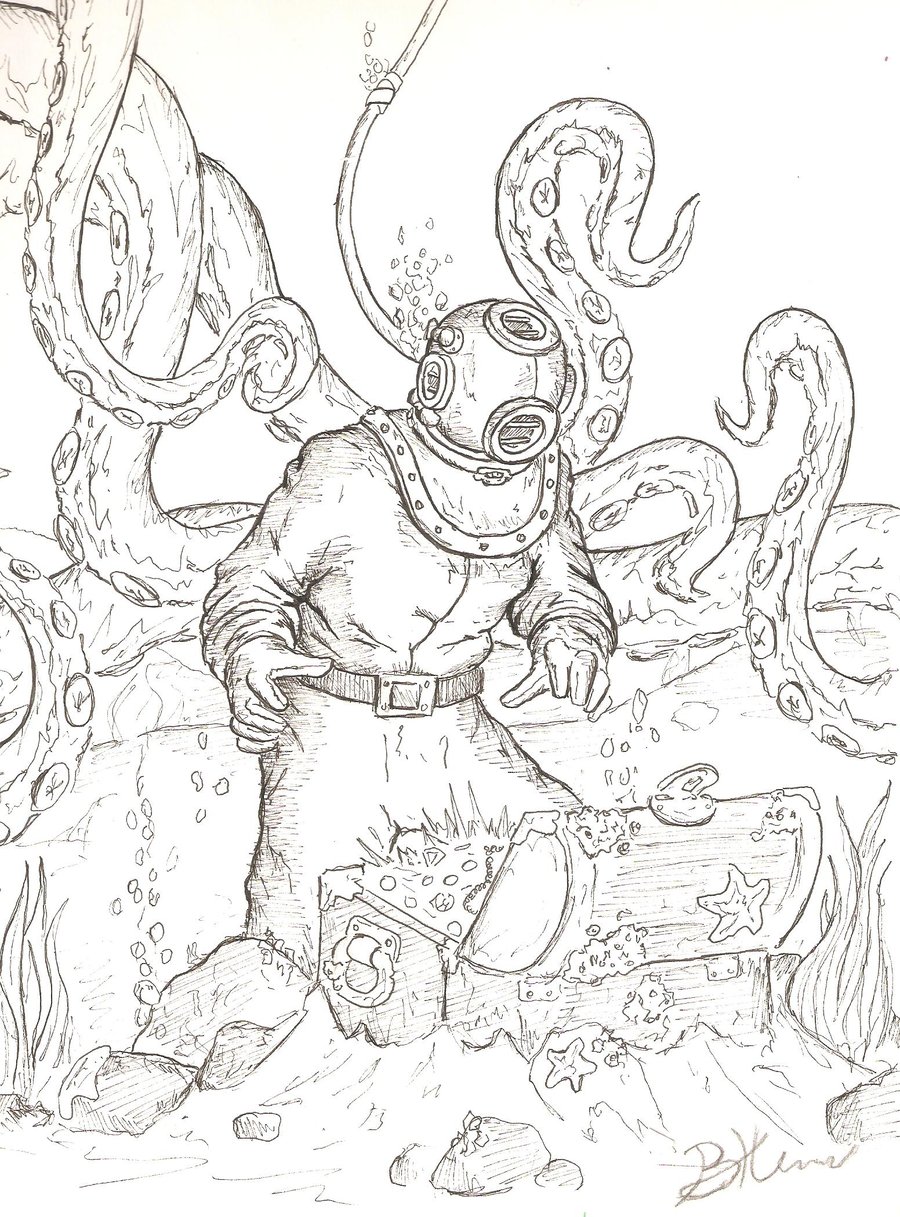 900x1217 Sunken Treasure By Bharms