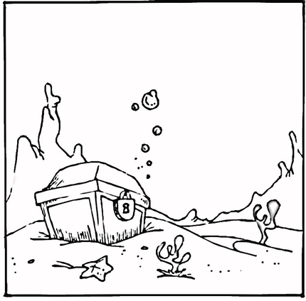 430x424 Click To See Printable Version Of Pirate Treasure Under Sea