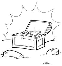 236x252 Treasure Chest Pictures To Print And Color Images Of How To Draw