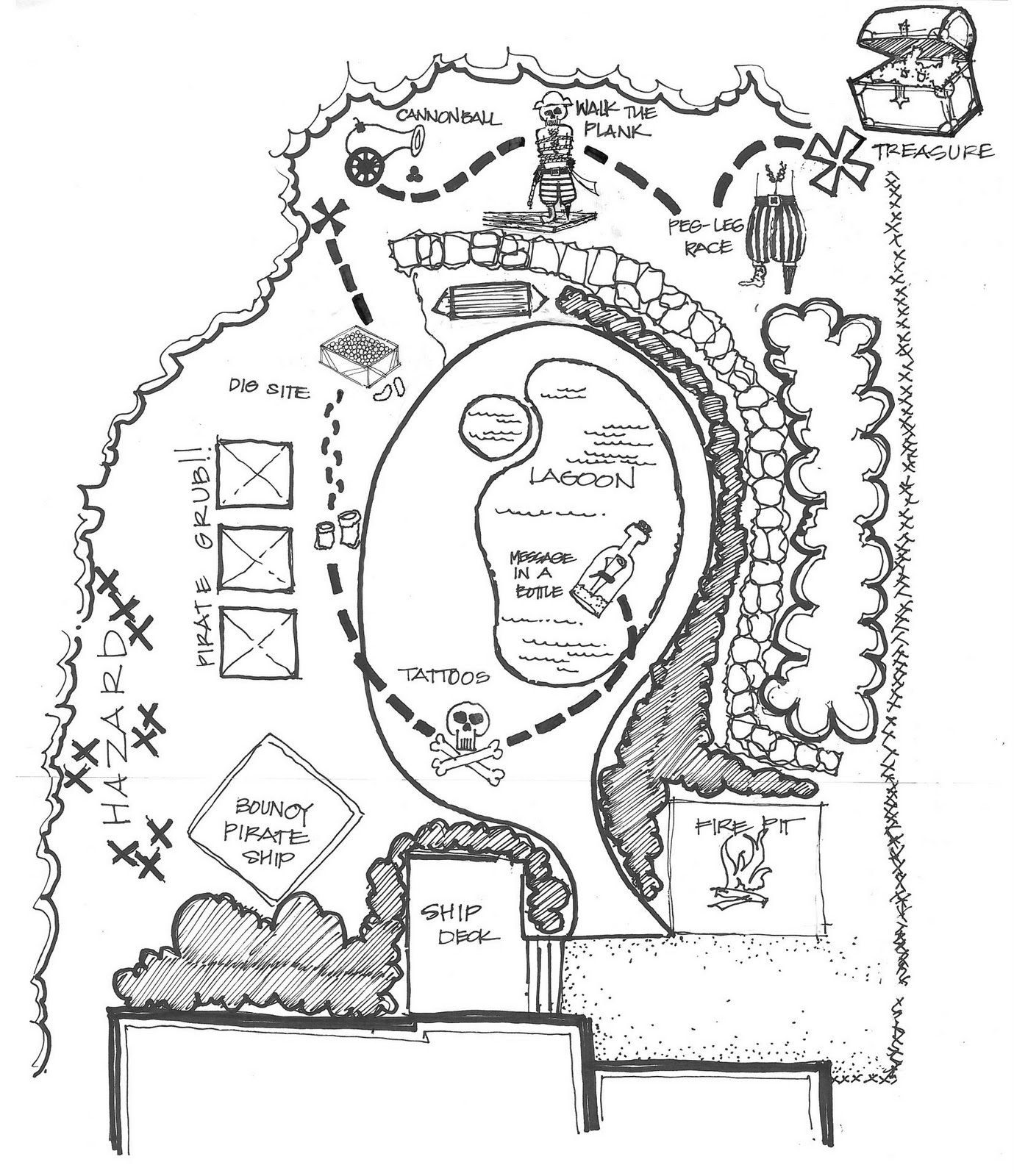 1379x1600 A. Party Style Pirate Map