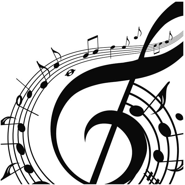 600x600 Awesome Picture Of A Treble Clef Coloring Page