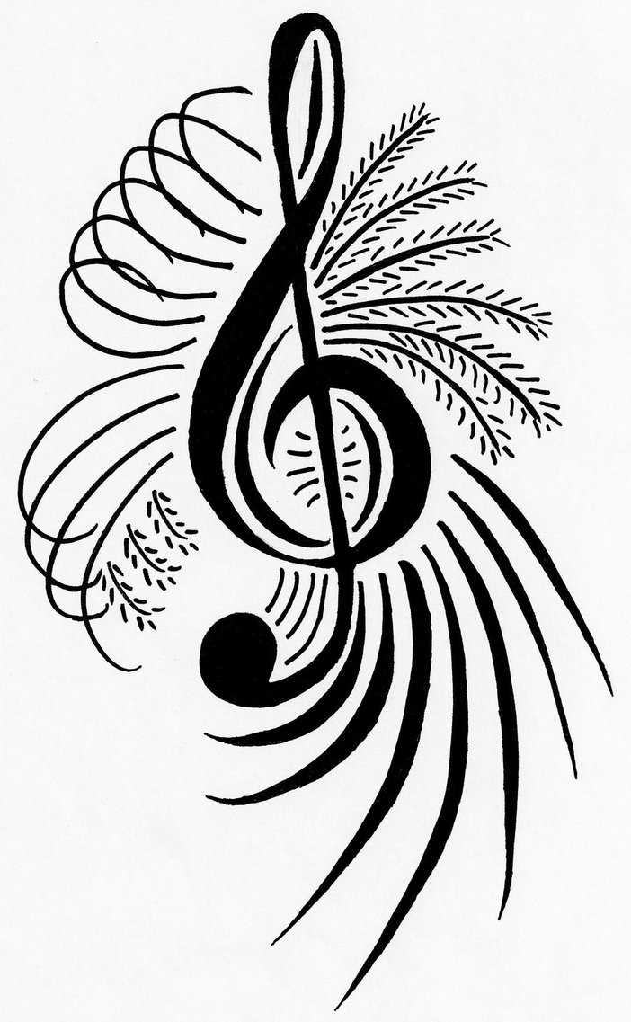 702x1137 Treble Clef By Louisecampbell