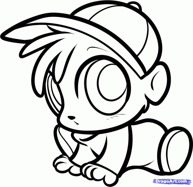 805x778 Drawing How To Draw Cartoon Baby Squirrel Plus How To Draw