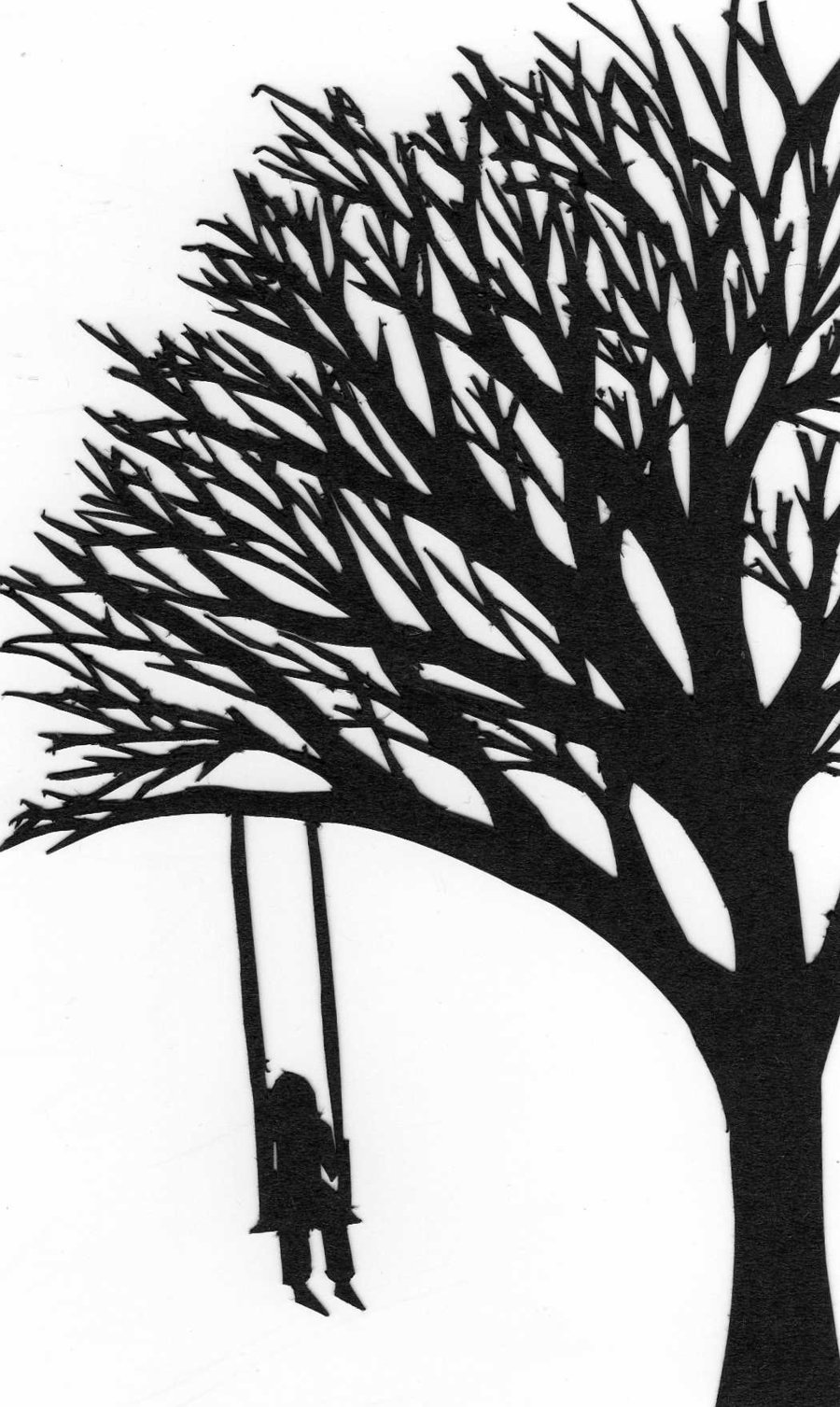 900x1507 Paper Cut Out Tree By Kat2805
