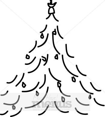 349x388 Christmas Tree Drawing Clipart Holiday Clipart Archive