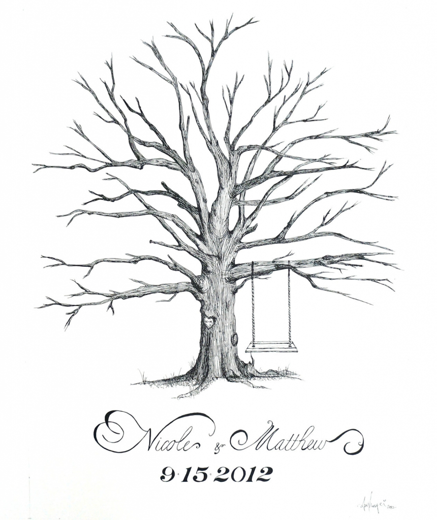 860x1024 Trees Drawing Pictures How To Draw An Oak Tree Step Step Trees Pop