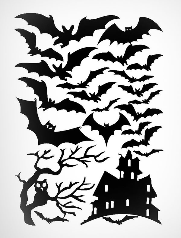 600x791 Wall Halloween Drawings Halloween Amp Holidays Wizard