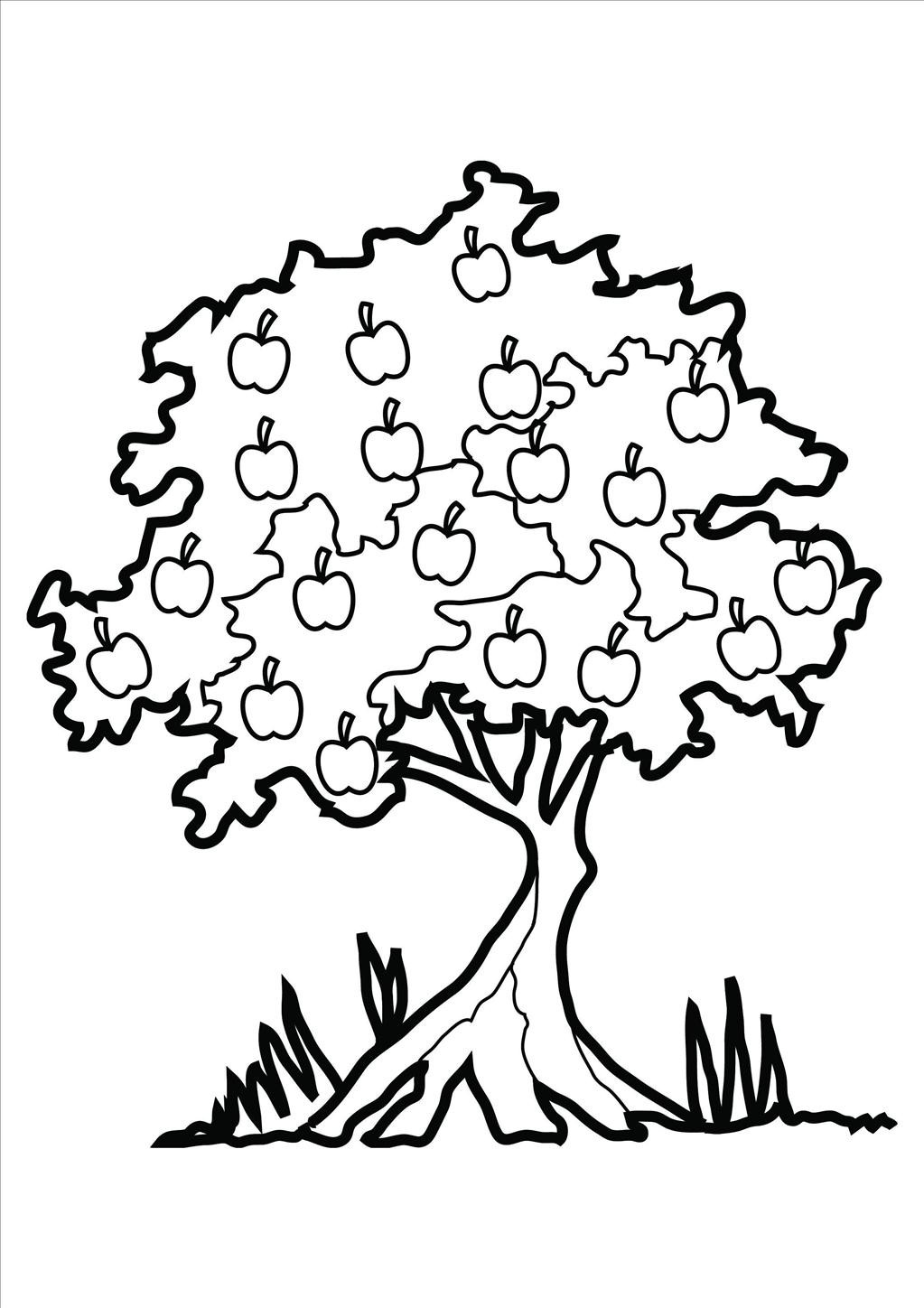 1023x1448 Ideal Tree Coloring Pages Wallpaper Unknown Resolutions High