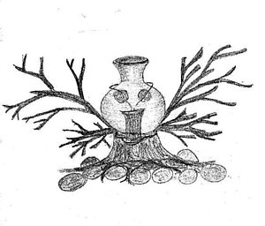 300x256 Tree Face Drawings