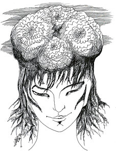 227x300 Tree Face Drawings