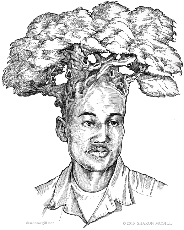 586x732 Drawings Of Trees With Roots