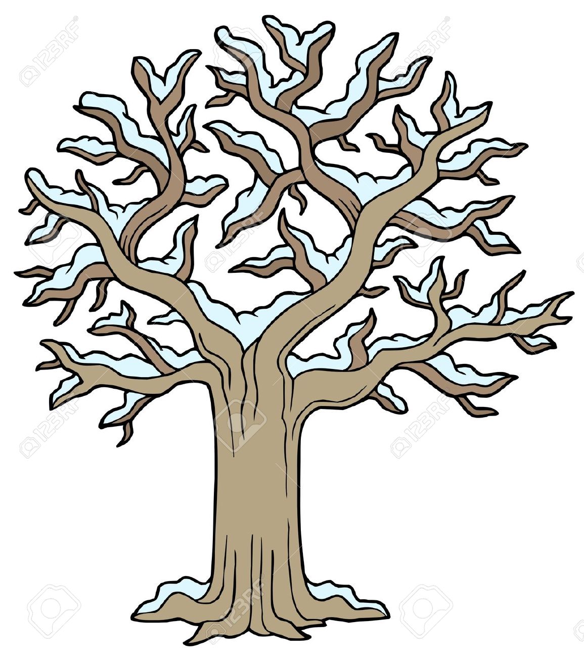 1155x1300 Tree In Winter Clipart