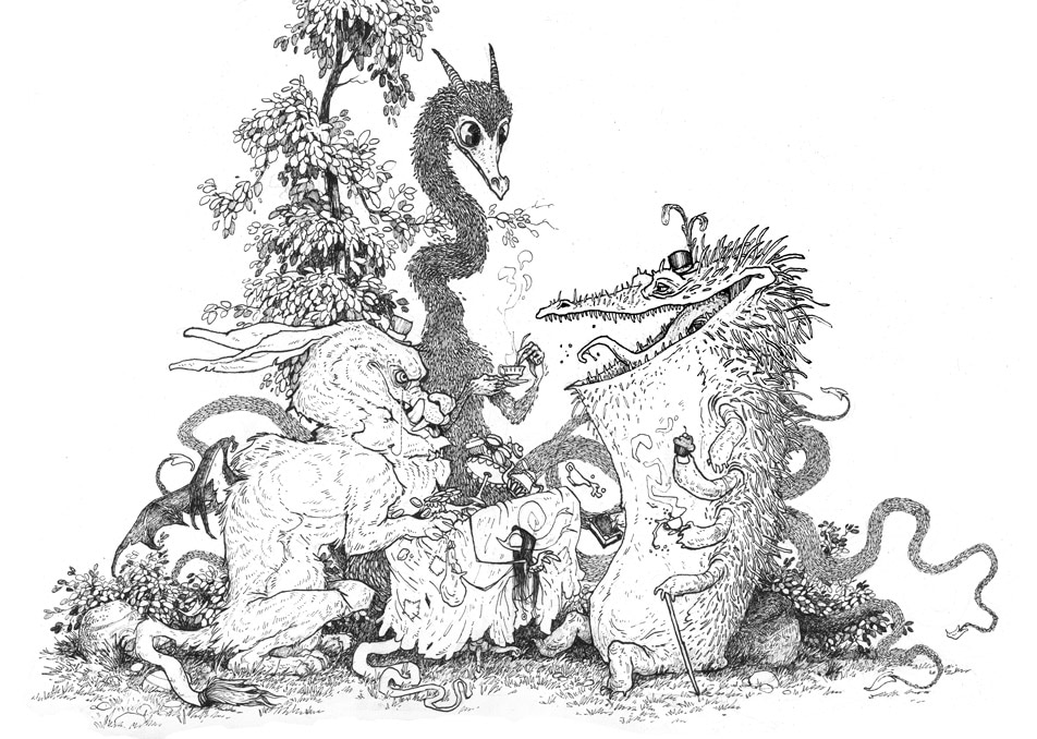 952x678 Ink Drawings