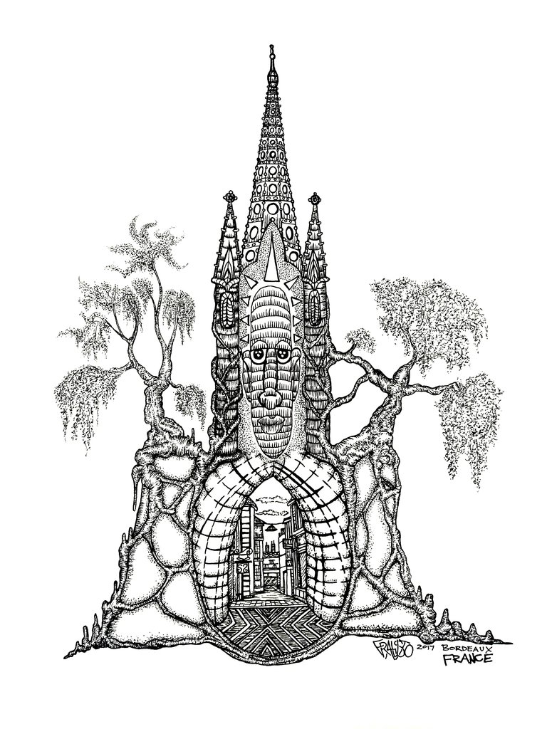 768x1024 Pen And Ink Illustrations Rick Frausto Fine Art