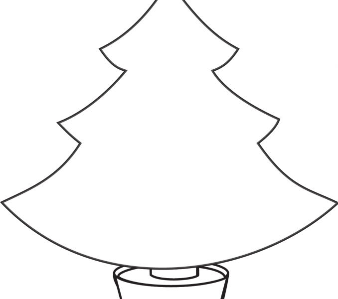 678x600 Christmas Tree Patterns For Kids Kids Coloring