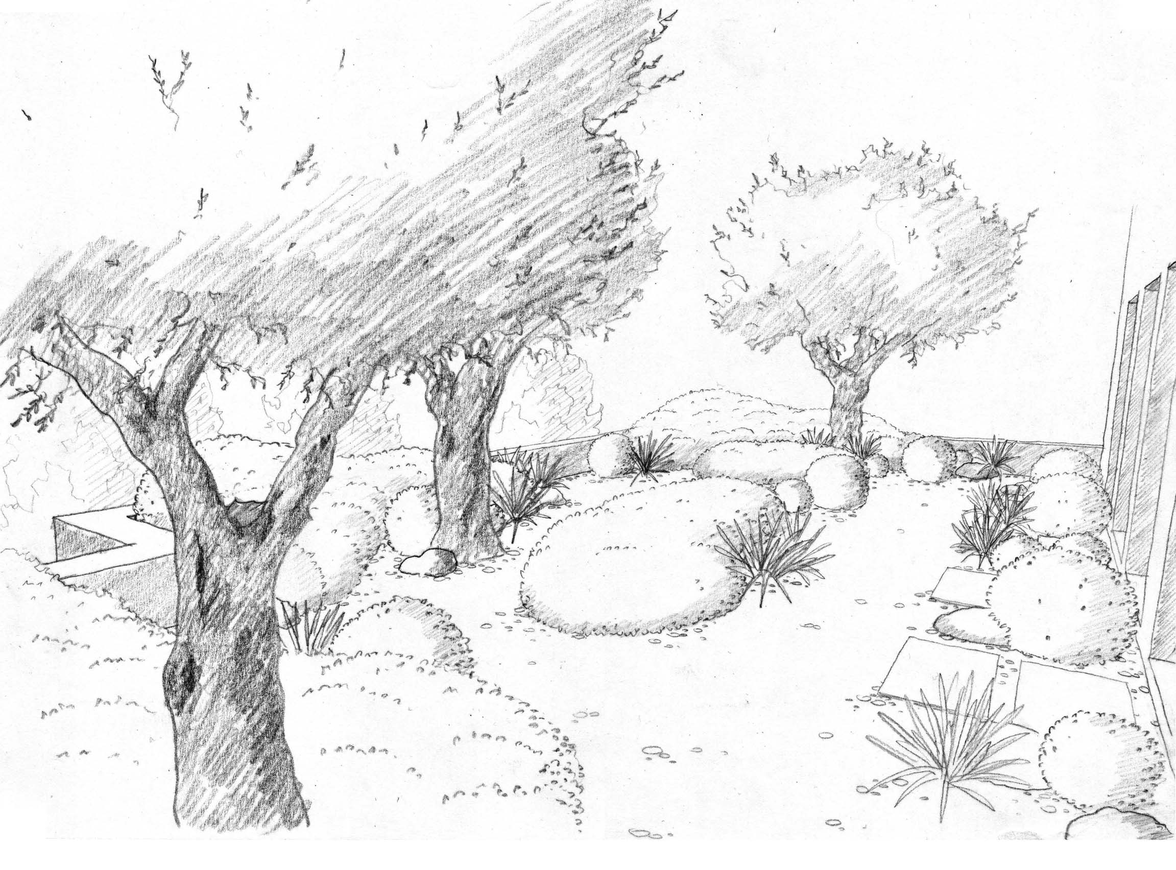 2303x1704 Landscape Drawings Drawing Landscape Drawings