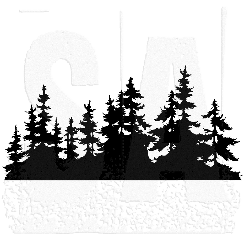 800x800 Tim Holtz Wood Mounted Stamp