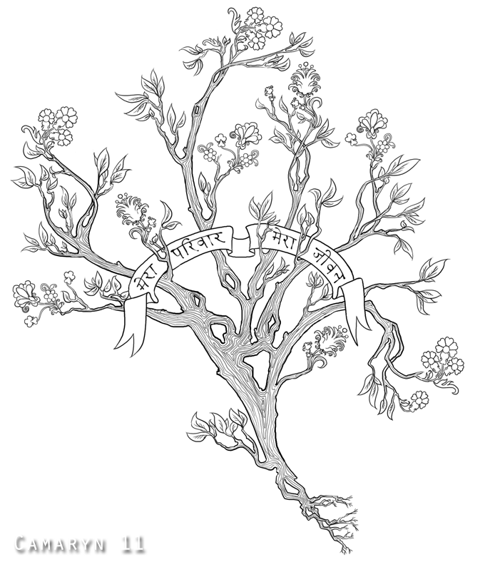 680x788 Commission Anna's Tree Of Life By Camaryn