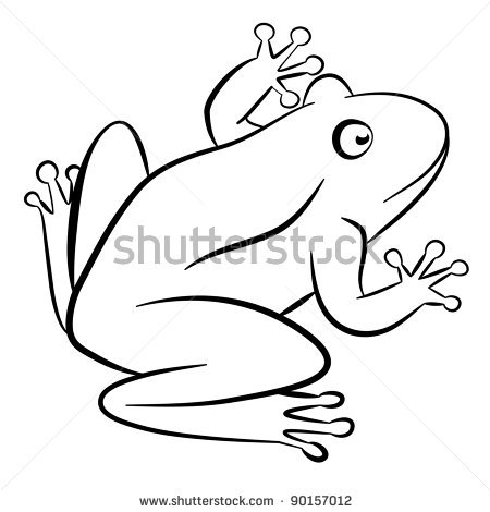 450x470 Tree Frog Drawing Clipart Panda