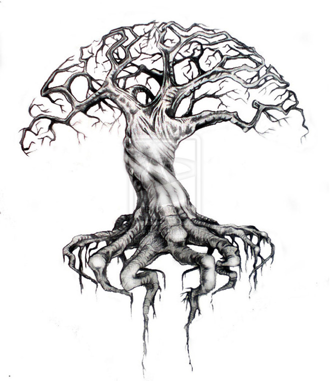 660x763 30 Beautiful Tree Drawings And Creative Art Works From Top Artists