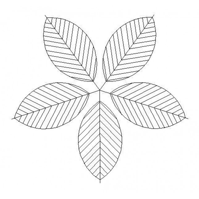 645x645 Banana Tree Cad Block Download