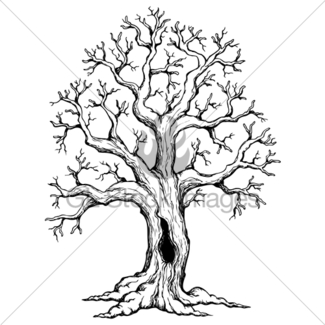 325x325 Tree Theme Drawing 3 Gl Stock Images