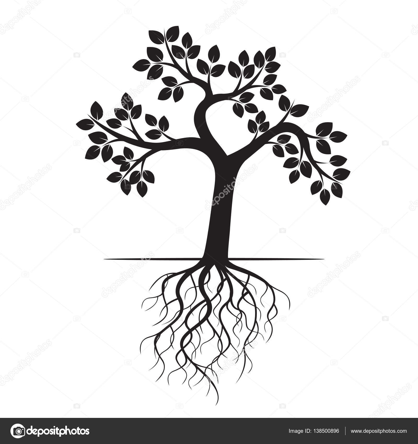 Tree Roots Drawing at GetDrawings | Free download