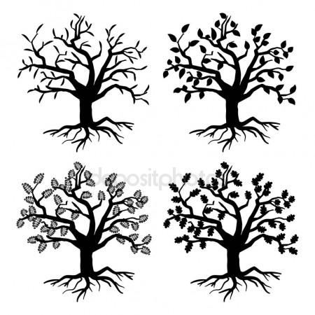 450x450 Trees Roots Sketch Stock Vectors, Royalty Free Trees Roots Sketch