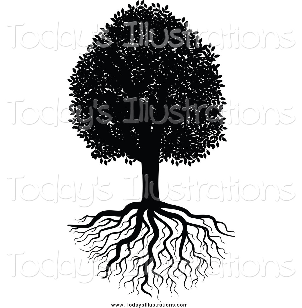 Tree Roots Drawing at GetDrawings | Free download