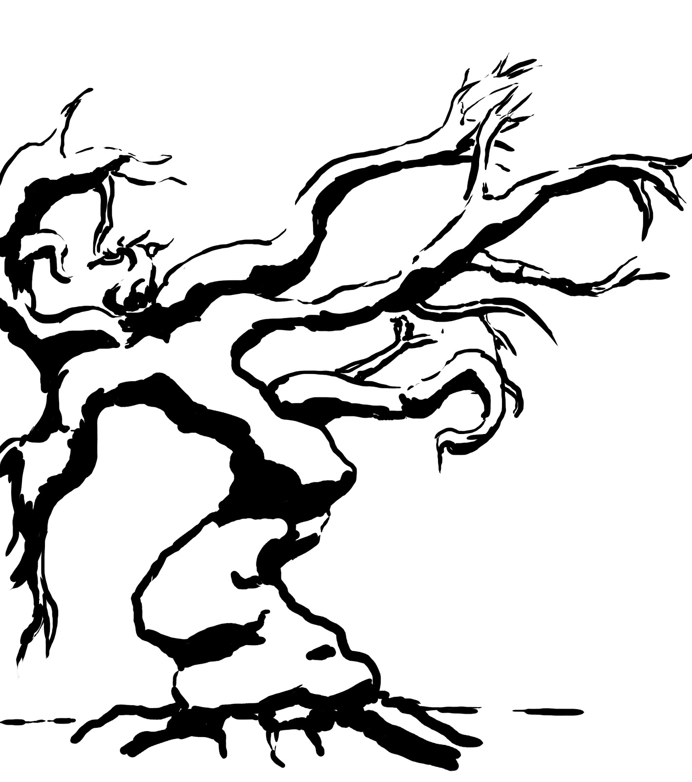 Tree Shadow Drawing at GetDrawings | Free download