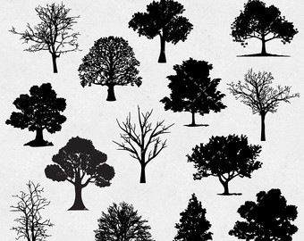 340x270 Tree Silhouette Etsy