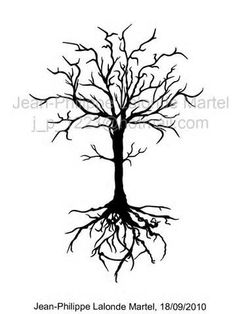 236x314 Realistic Old Dead Tree With A Tire Swing Tattoo Inspiration