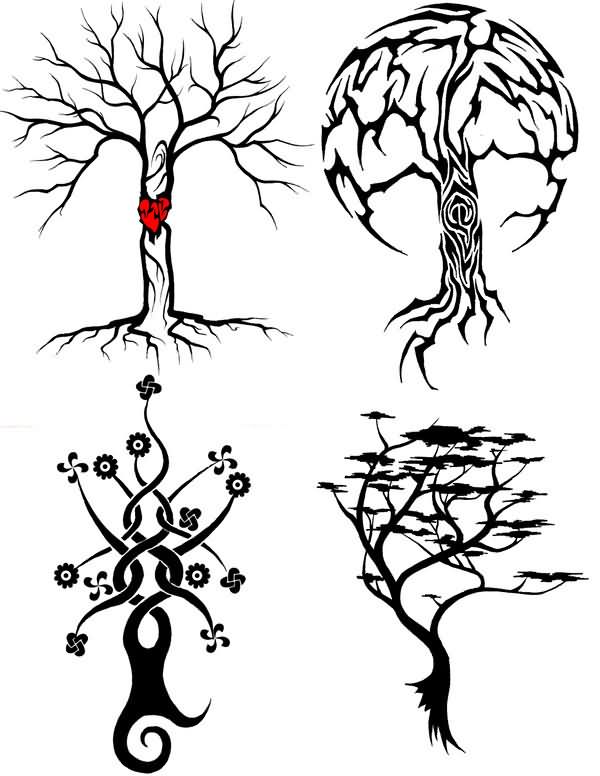 600x776 Christian Tree Tattoo Designs