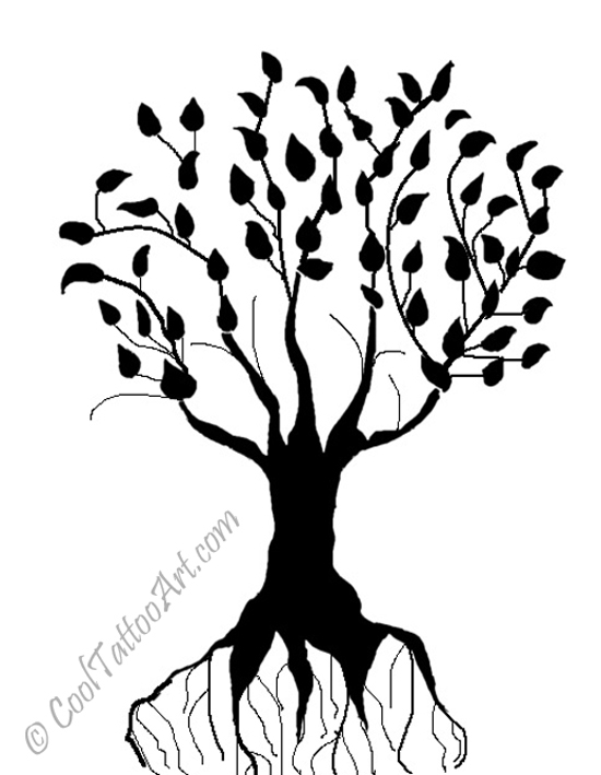 550x709 Tree Tattoos Art Designs Cooltattooarts
