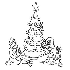 230x230 Top 35 Free Printable Christmas Tree Coloring Pages Online