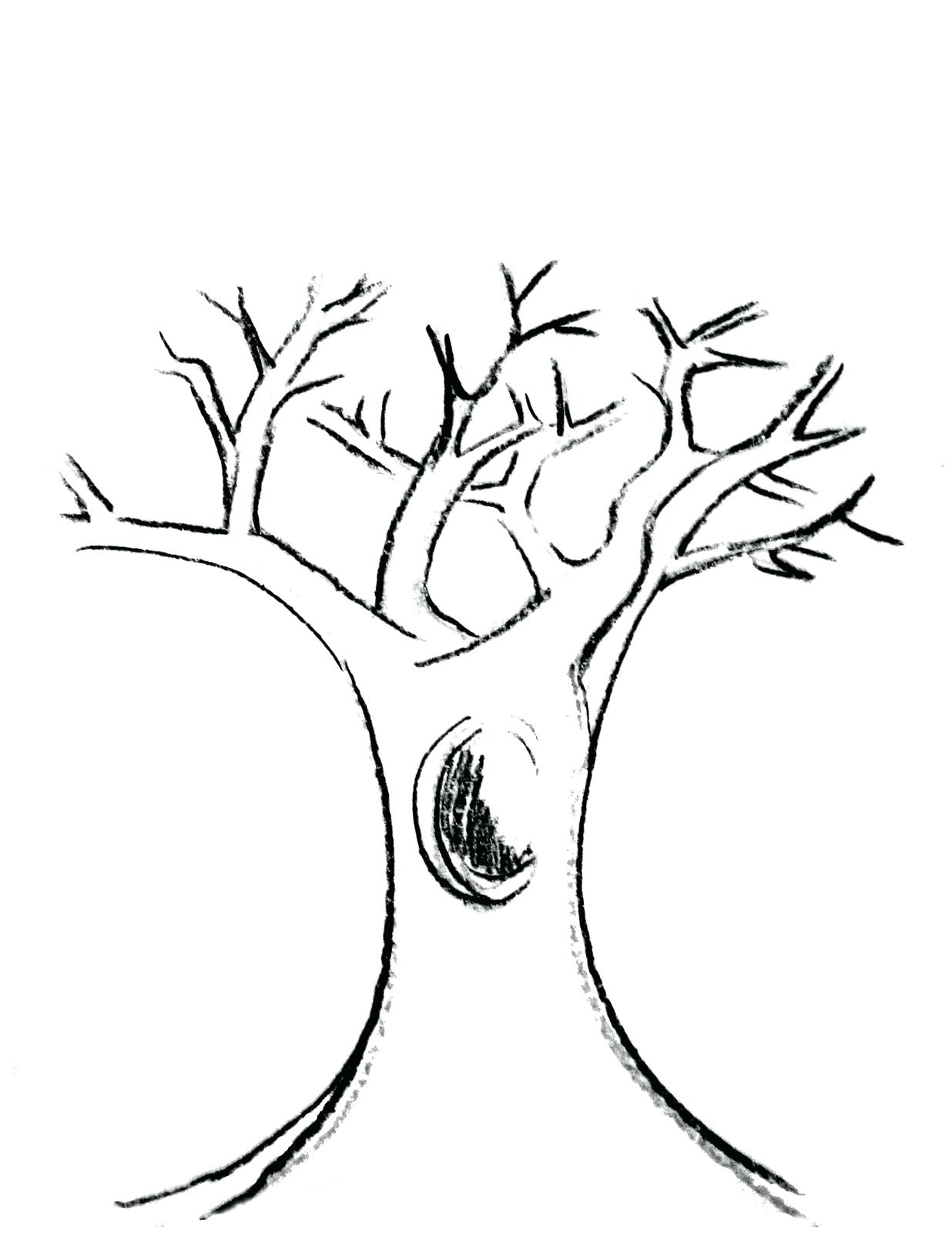 1236x1600 Printable Tree Trunk Pattern Printable Could Use Kids Hands Paint