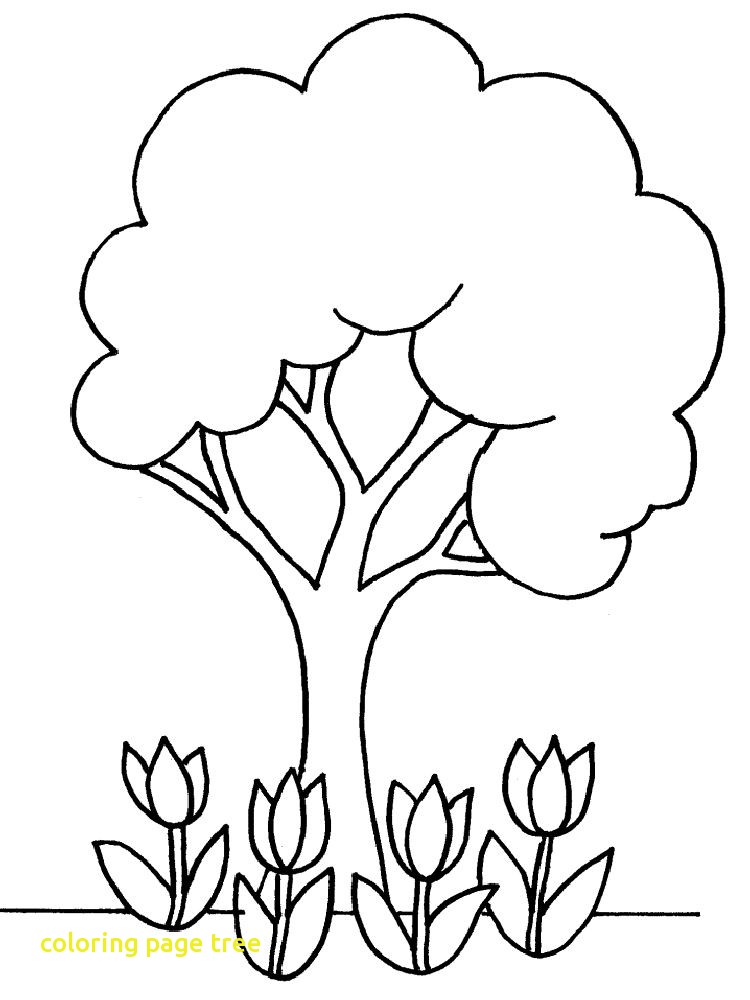 750x1000 Coloring Page Tree Free Printable Coloring Page For Kids
