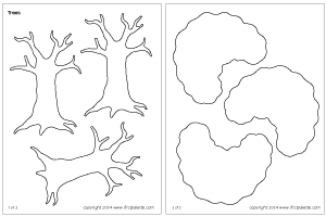 300x200 Tree Printable Templates Amp Coloring Pages