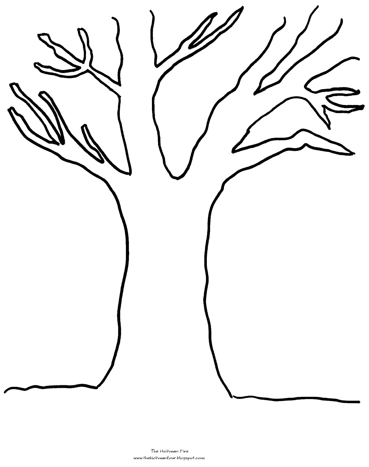 Tree Without Leaves Drawing at GetDrawings | Free download