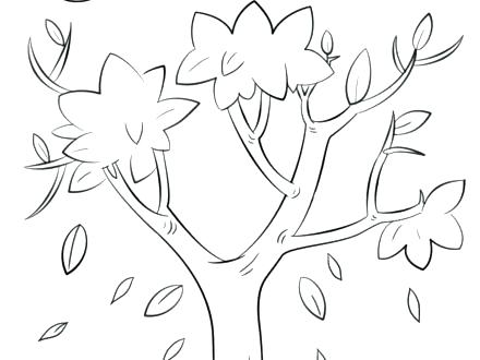 440x330 Tree Coloring Pages Coloring Pages Tree This Coloring Page
