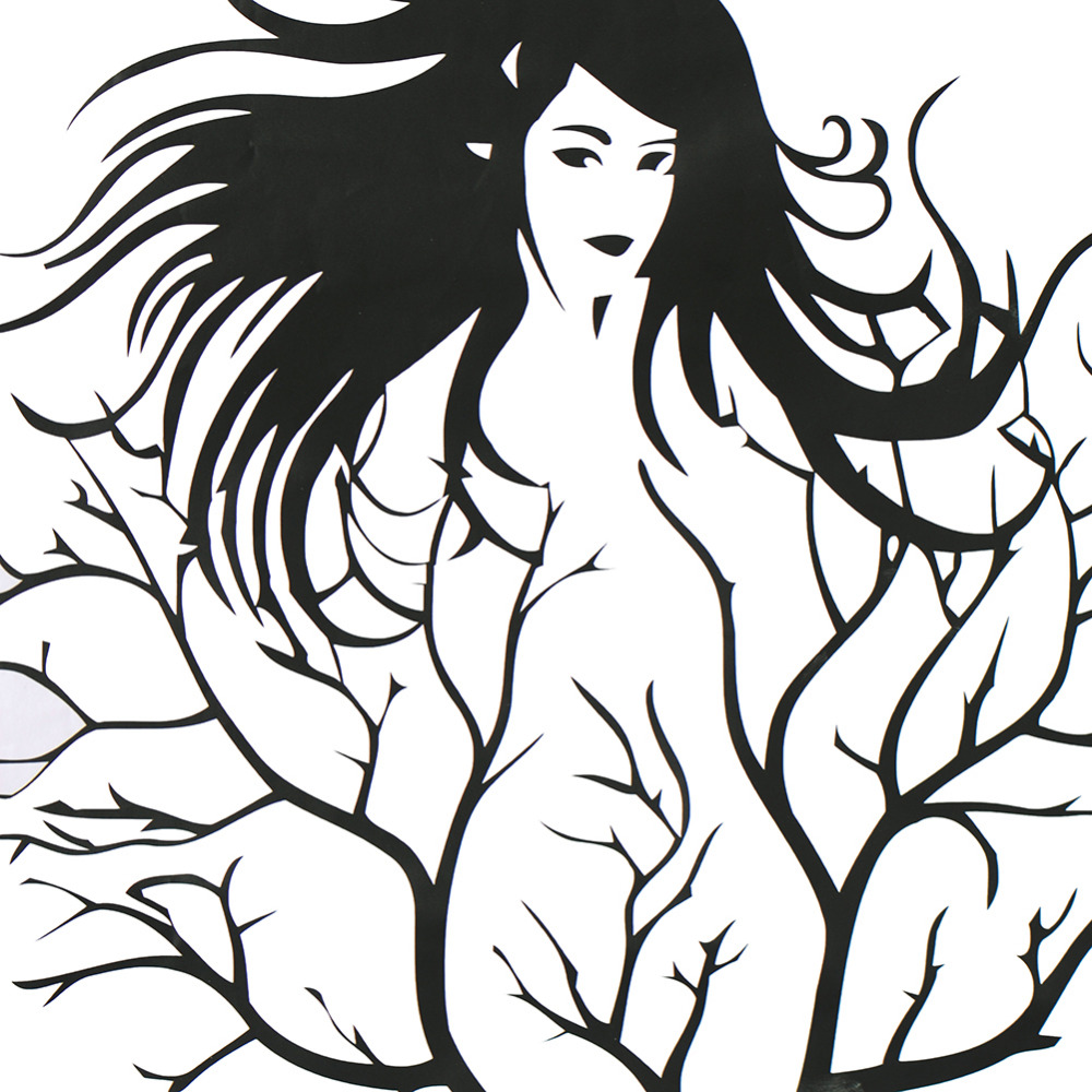 1000x1000 Sexy Girl Tree Wall Sticker Diy Hot Woman Home Decorations Wall
