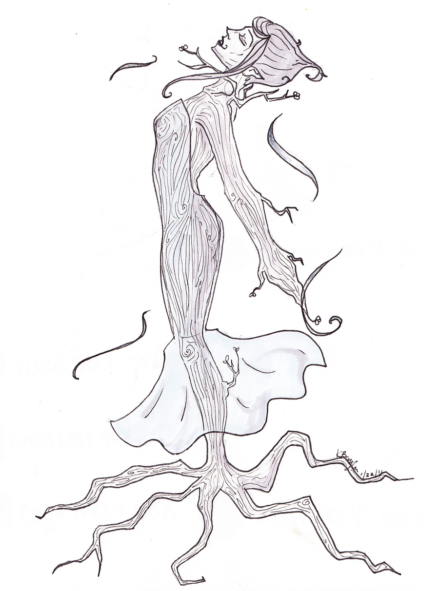 900x1213 Tree Lady Ii By Morlockiness