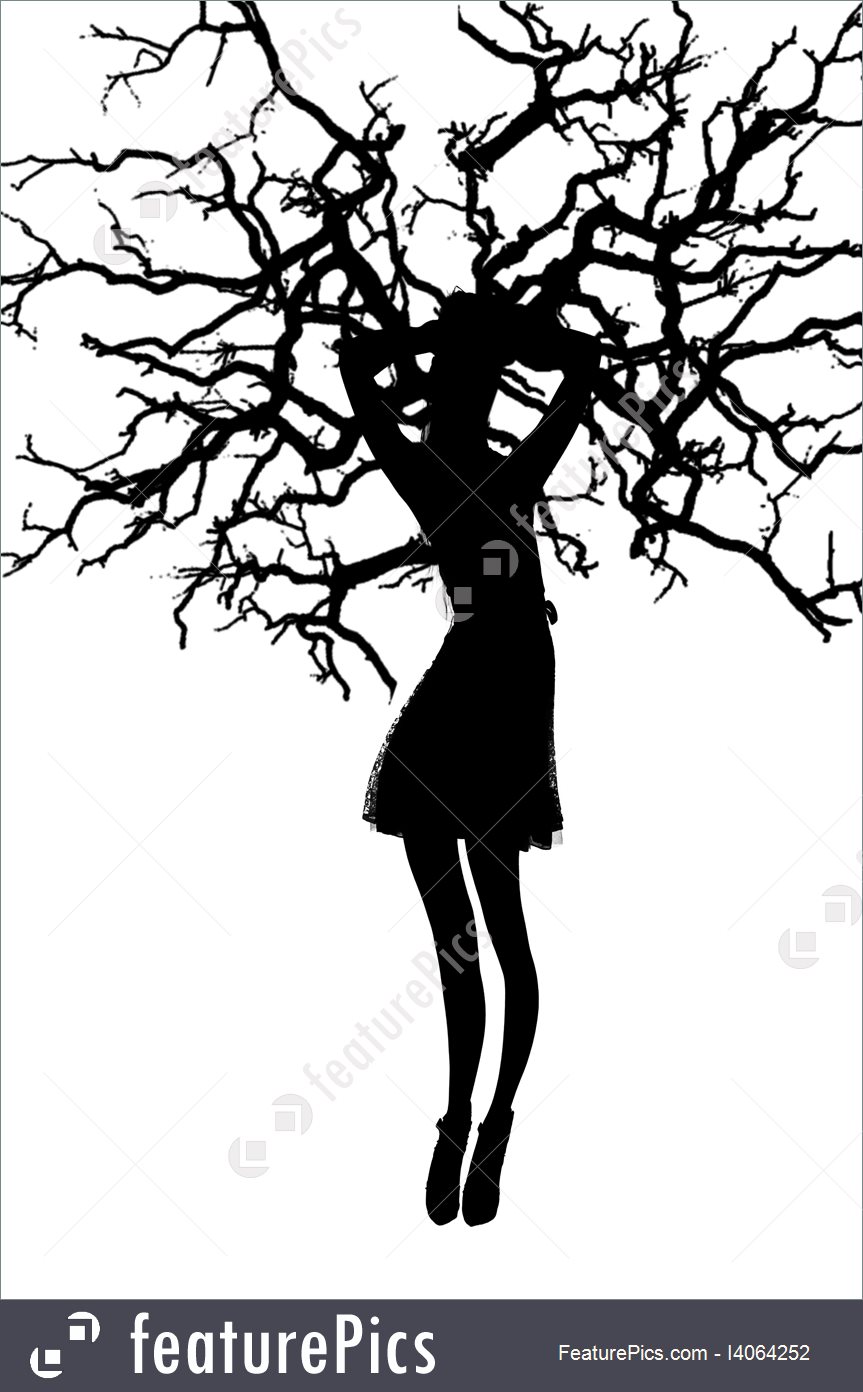 Tree Woman Drawing at GetDrawings | Free download