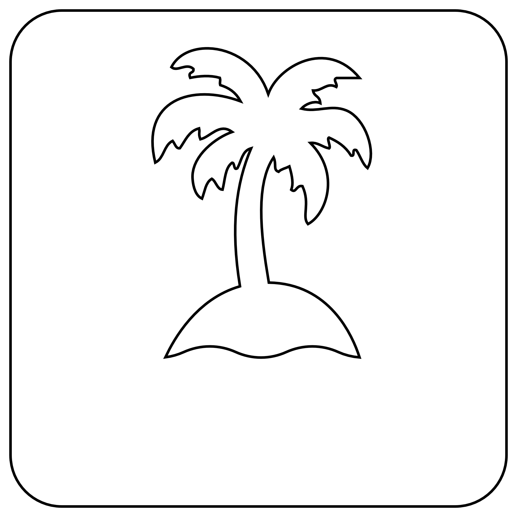1969x1969 Tree Clipart Black And White