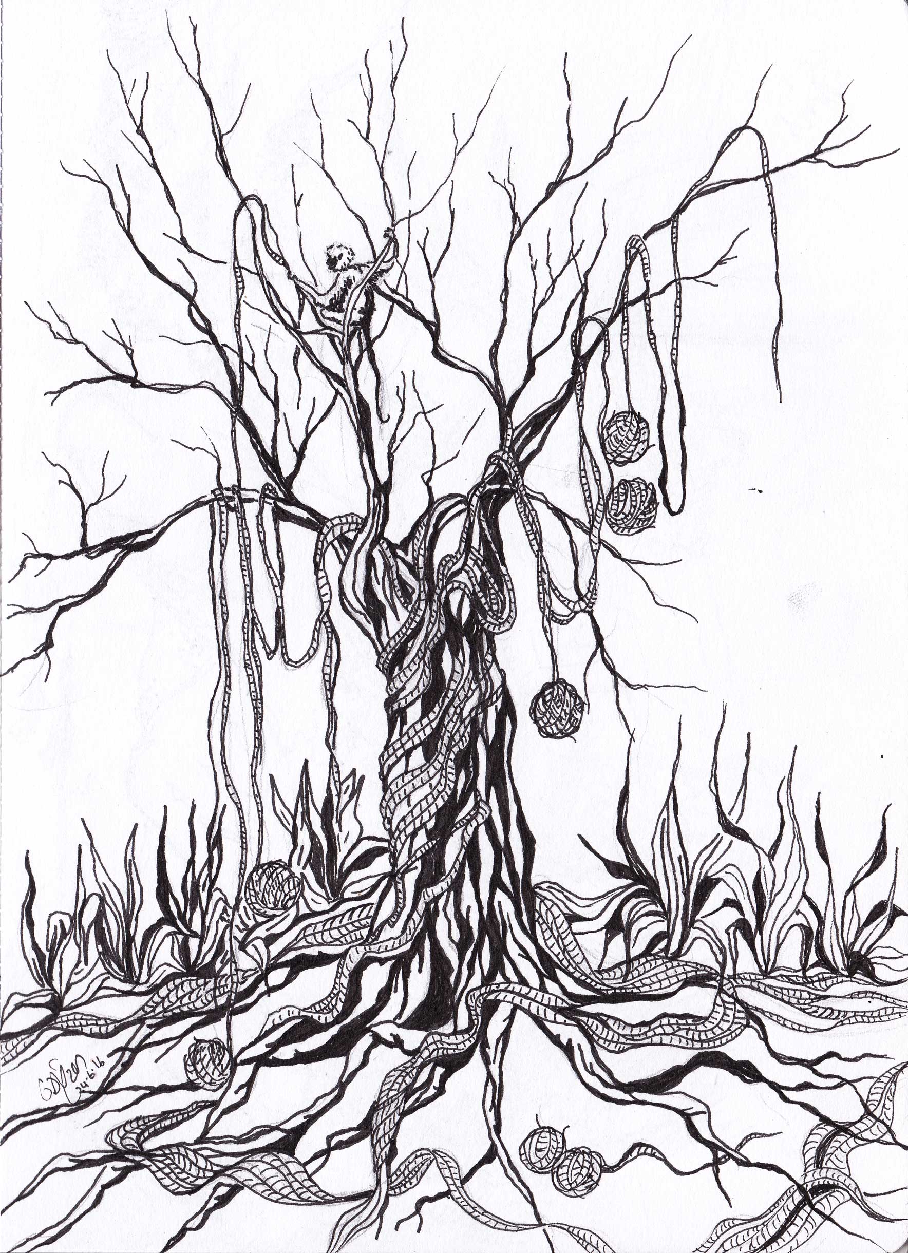 1768x2440 Nellyartz Illustrations Drawings