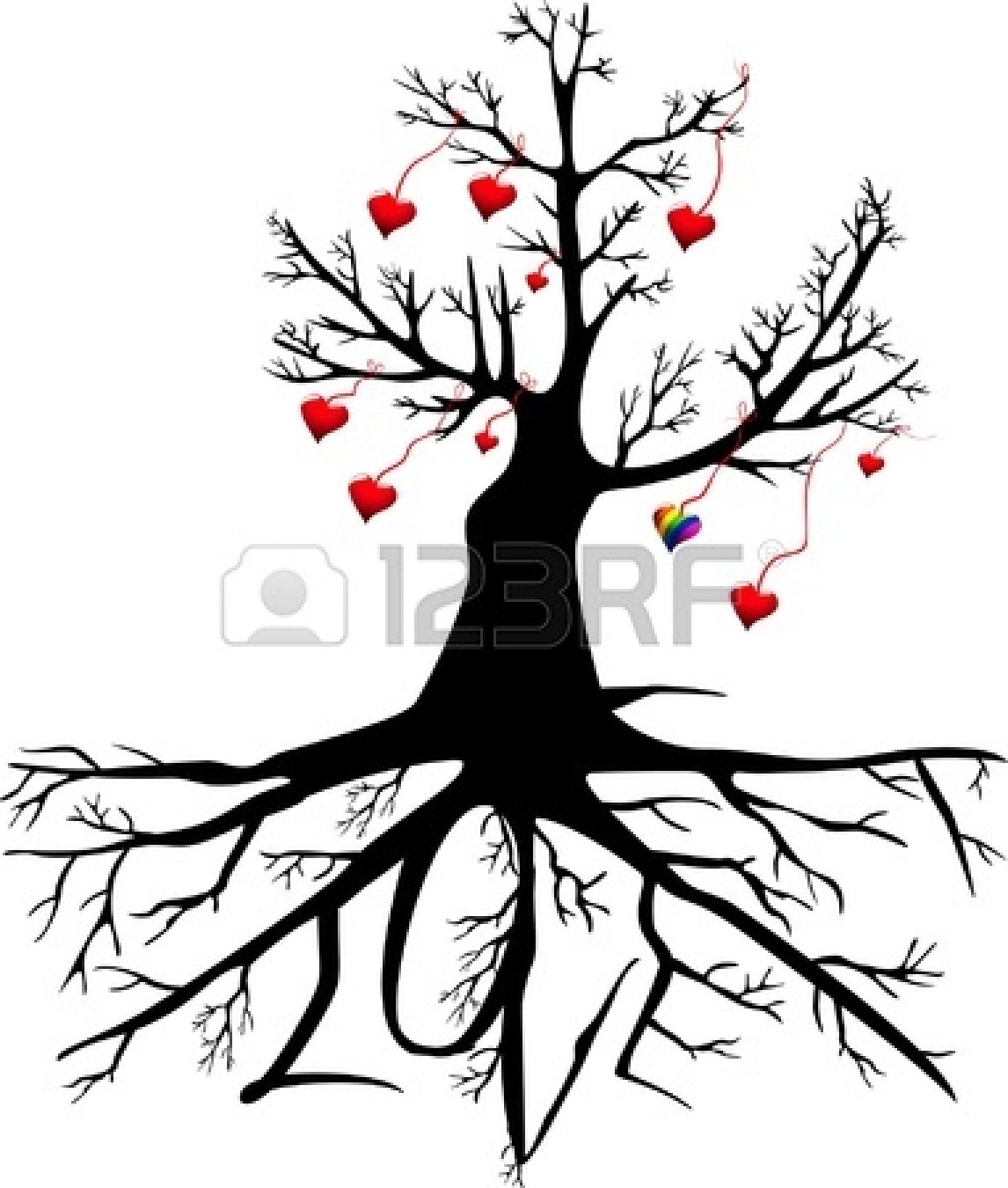 1146x1350 Drawn Roots Tree Silhouette
