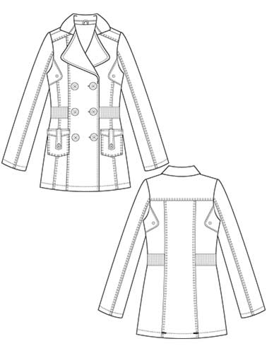 378x500 Flat Fashion Sketch