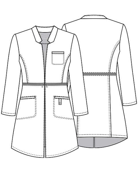 450x565 Cherokee 1404 32 Lab Coat Discount Nursing Uniforms
