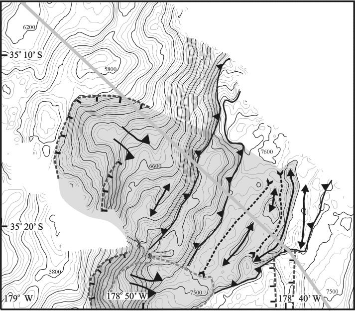 713x624 The Rapuhia Scarp (Northern Hikurangi Plateau) Its Nature